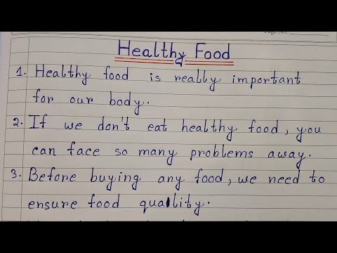 10 Lines On Healthy Food | Essay On Healthy Food In English | Easy ...